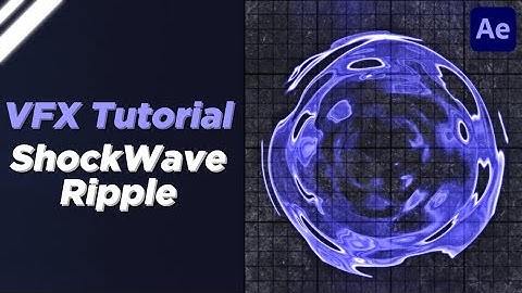 After Effects: Dissolve Shockwave Tutorial