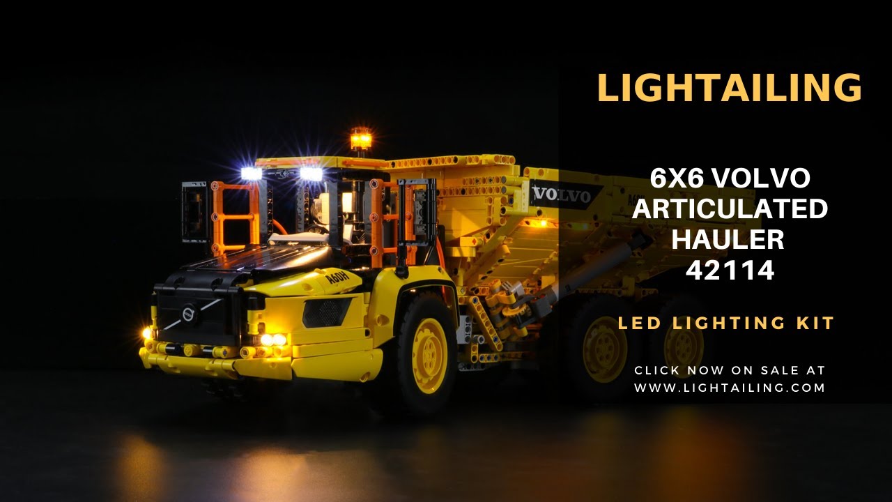 LED Lighting Kit for Lego Technic 6x6 Volvo Articulated Hauler 42114