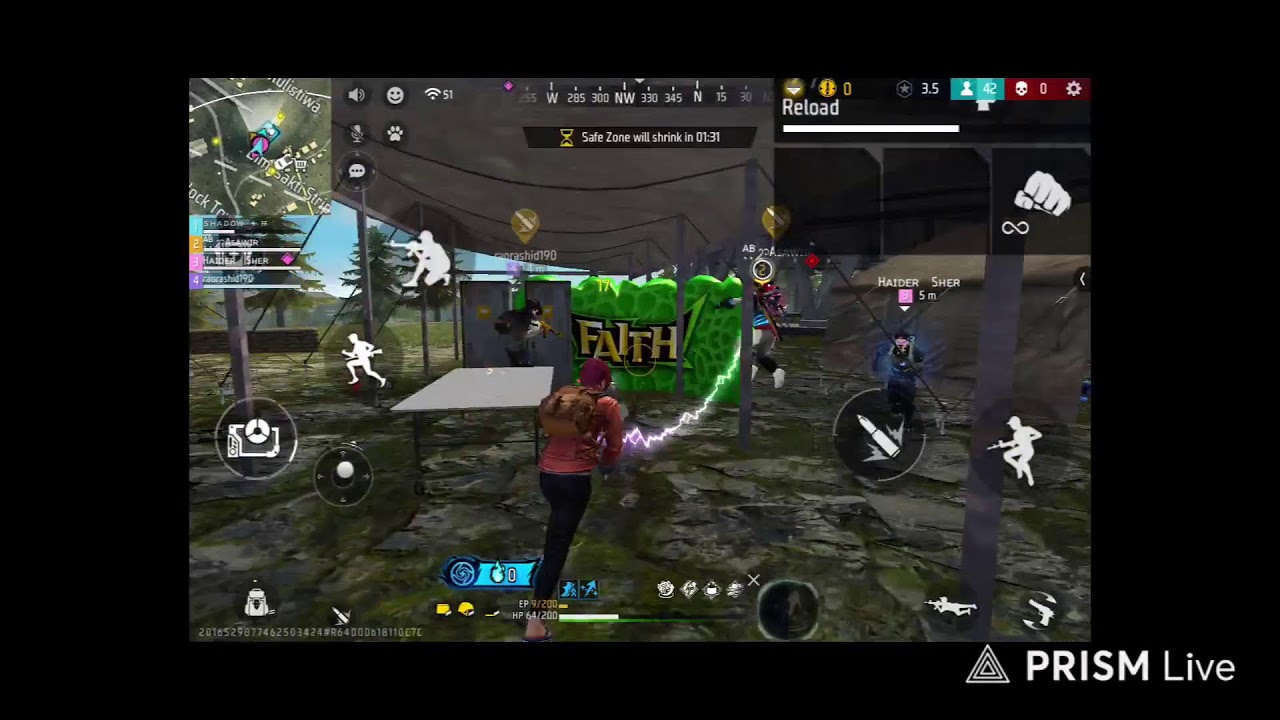 Free Fire Live Road TO GRANDMASTER Pakistan🇵🇰 server