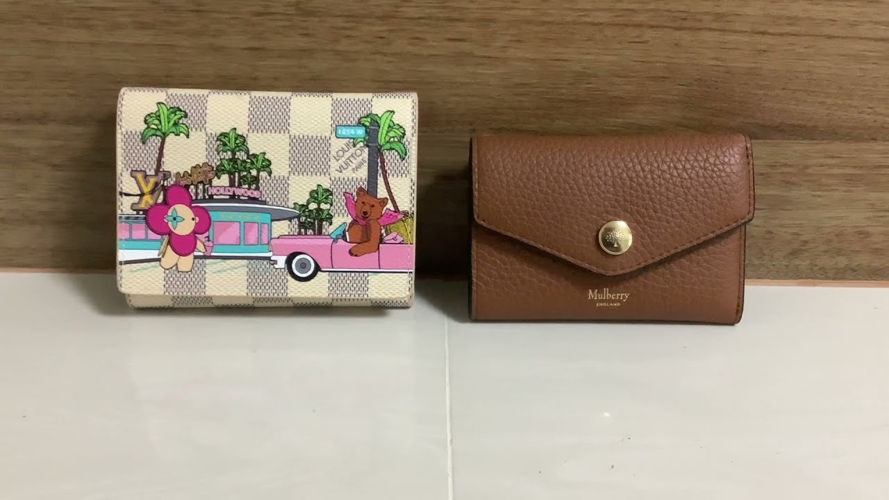 LV 2021 Christmas Animation Hollywood Victorine Wallet & Mulberry Folded  Multi-Card Wallet 