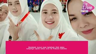 Heboh Awan Lafaz Allah di GBK Jelang Kampanye Akbar Prabowo-Sandi
