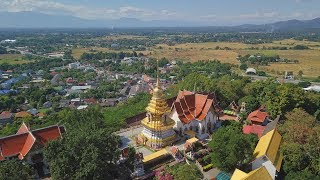 Thailand, Chiang Mai 12.2017 Drone Aerials