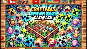 Craftable Spawn Eggs Datapack – Easily Craft Mob Spawn Eggs in Survival