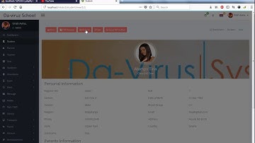 08) Inilabs School Management Express -  Student Page