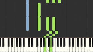 Handel: Dead March from Saul - arranged for Organ (piano roll graphics)