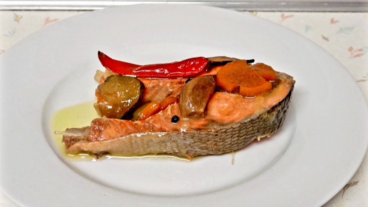 Spanish Style Salmon Easy Recipe Savory YouTube