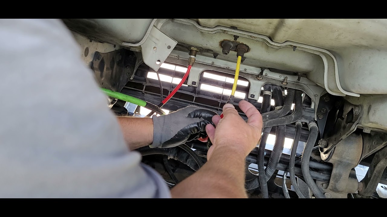 How to fix semi truck, or any air brake truck leaking air fittings