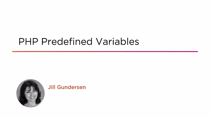 Course Preview: PHP Predefined Variables