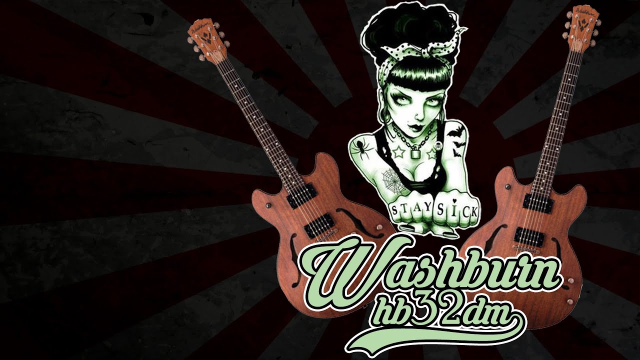 Полуакустическая гитара WASHBURN HB32DM (Hollowbody Electric Guitar