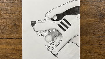 Kurama Six Paths Sage Mode Drawing Tutorial | Powerful Anime Style