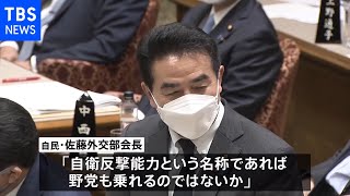 「敵基地攻撃能力」を「自衛反撃能力」に 自民・外交部会長が名称変更を提案