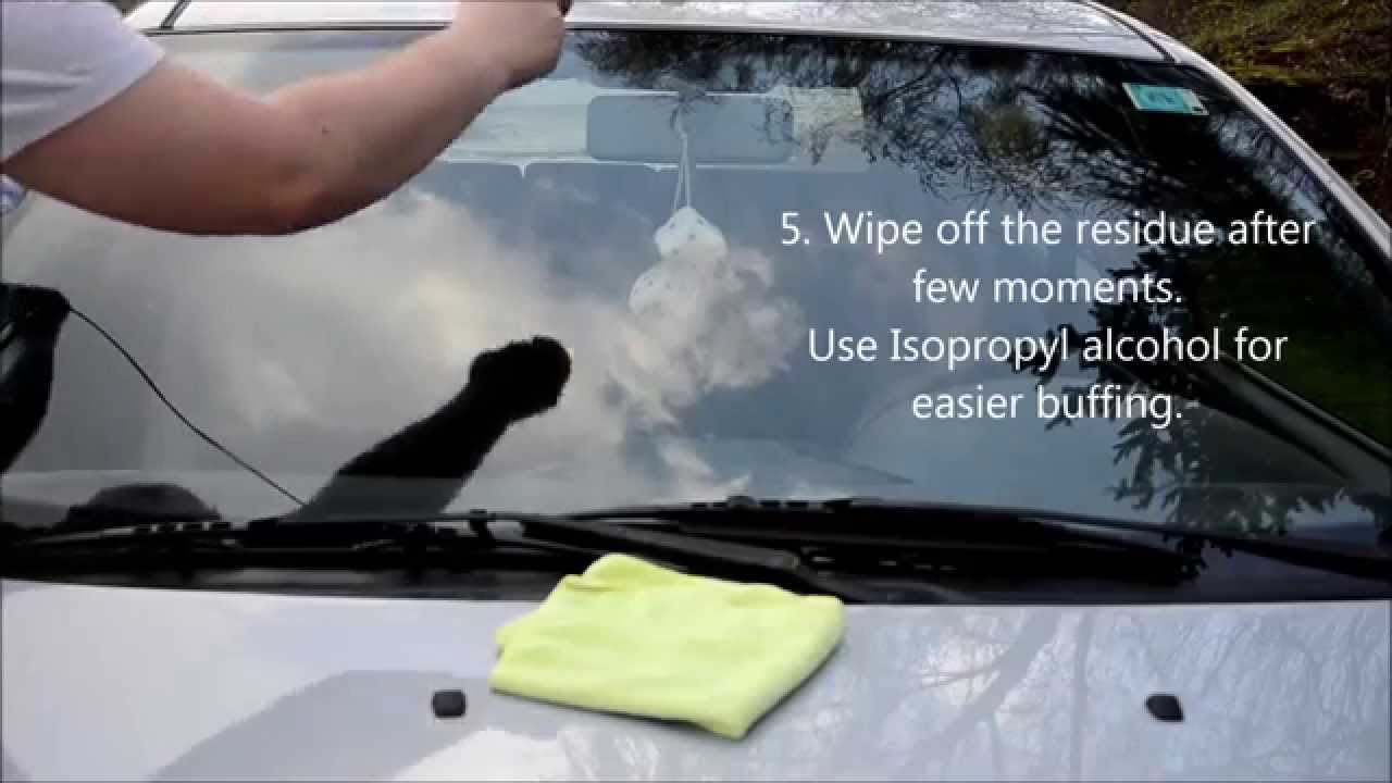 ArtDeShine hydrophobic window coating application video YouTube