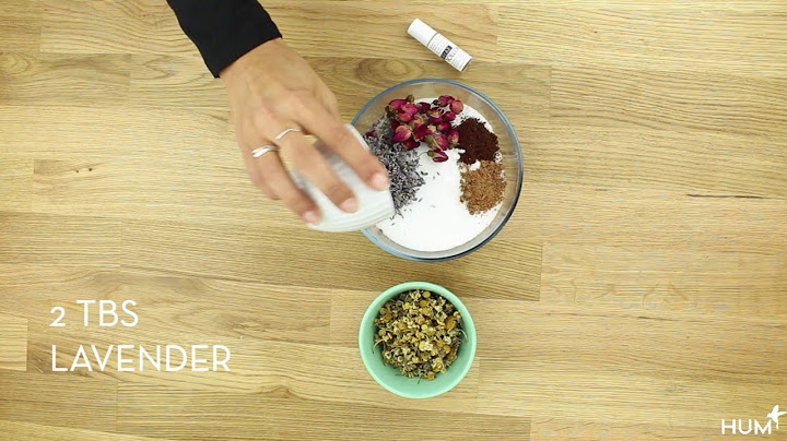 DIY Stress Relief Bath Salts