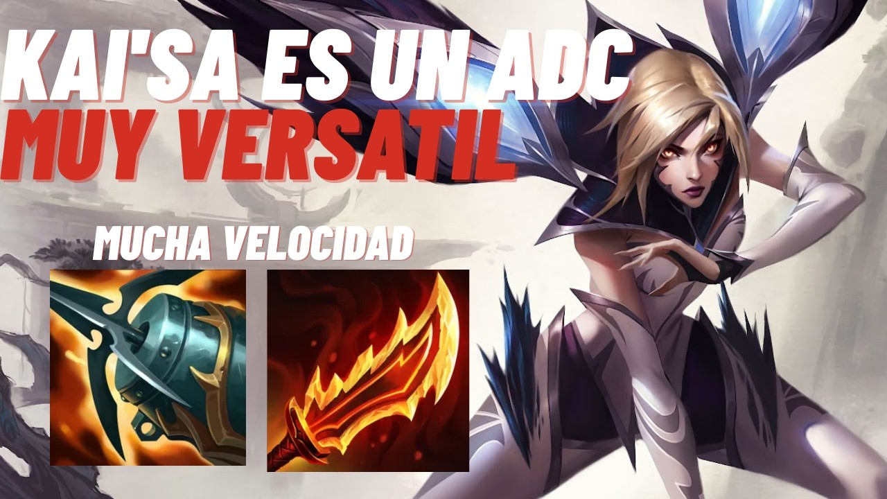 KAI'SA ES UN ADC PERFECTO PARA SUBIR DE ELO...(TIENES 3 OPCIONES DE BUILD)