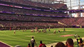 #Vikings Stefon Diggs' Touchdown vs #49ers (Row 3)