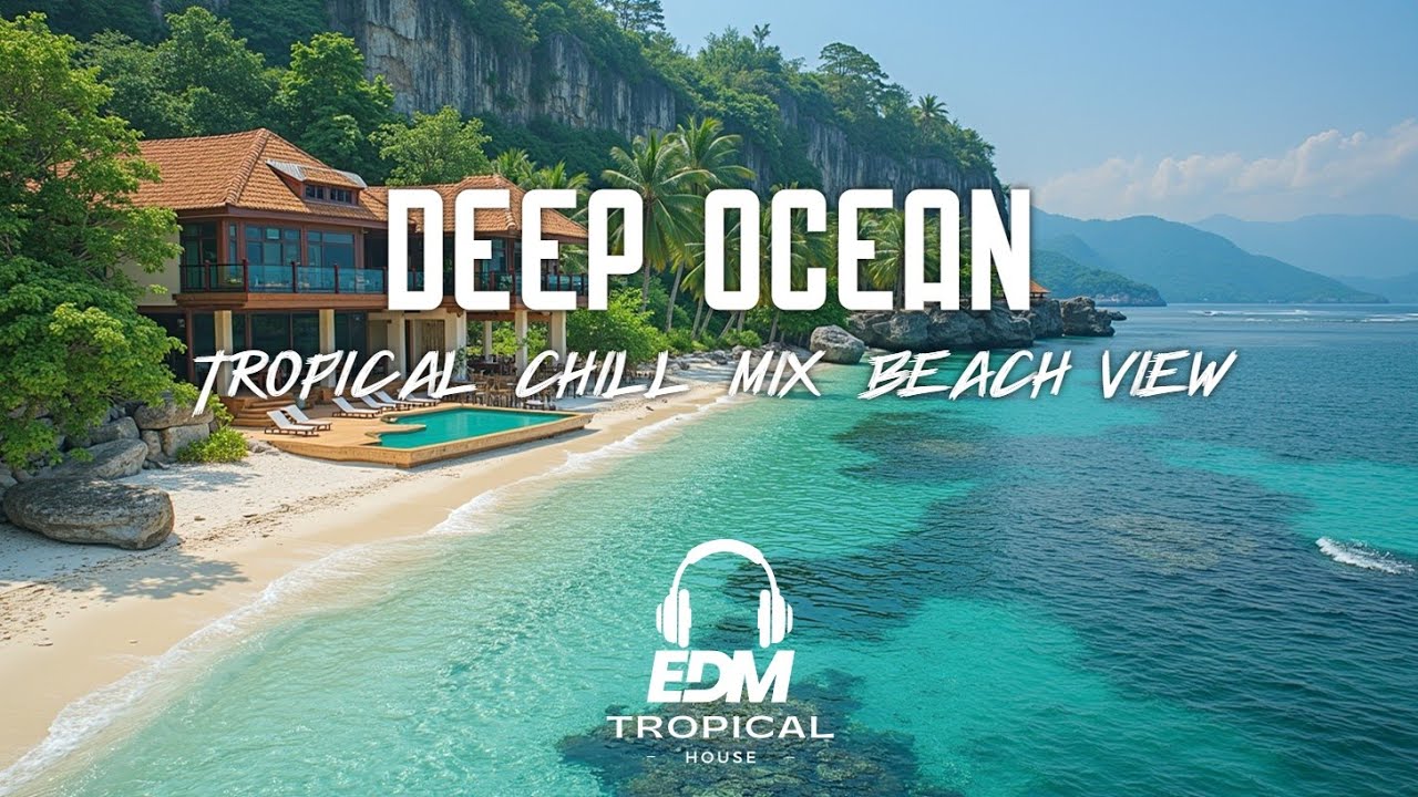 🌊 Тропический Пляжный Релакс 4K | Эксклюзивный Летний Deep House Микс 2025 Тропические Вайбы