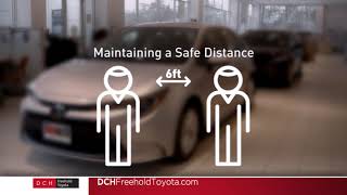 DCH Freehold Toyota Takes Customer Safety Seriously!