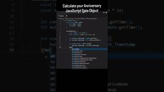 Using JavaScript Date object to calculate your anniversary countdown #coding #javascript #date  💻
