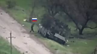 66th Motorized Rifle Brigade turned a Russian BMP into metal scrap.