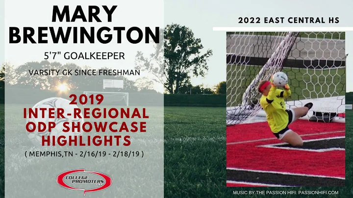 Mary Brewington - 5'7" GK - 2019 ODP Showcase High...