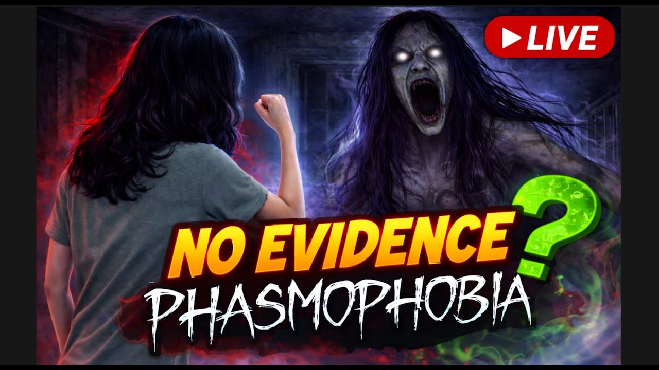 Phasmophobia LIVE – No Evidence Challenge! Can Chat Help Me Find the Ghost? 👻🕯️👀