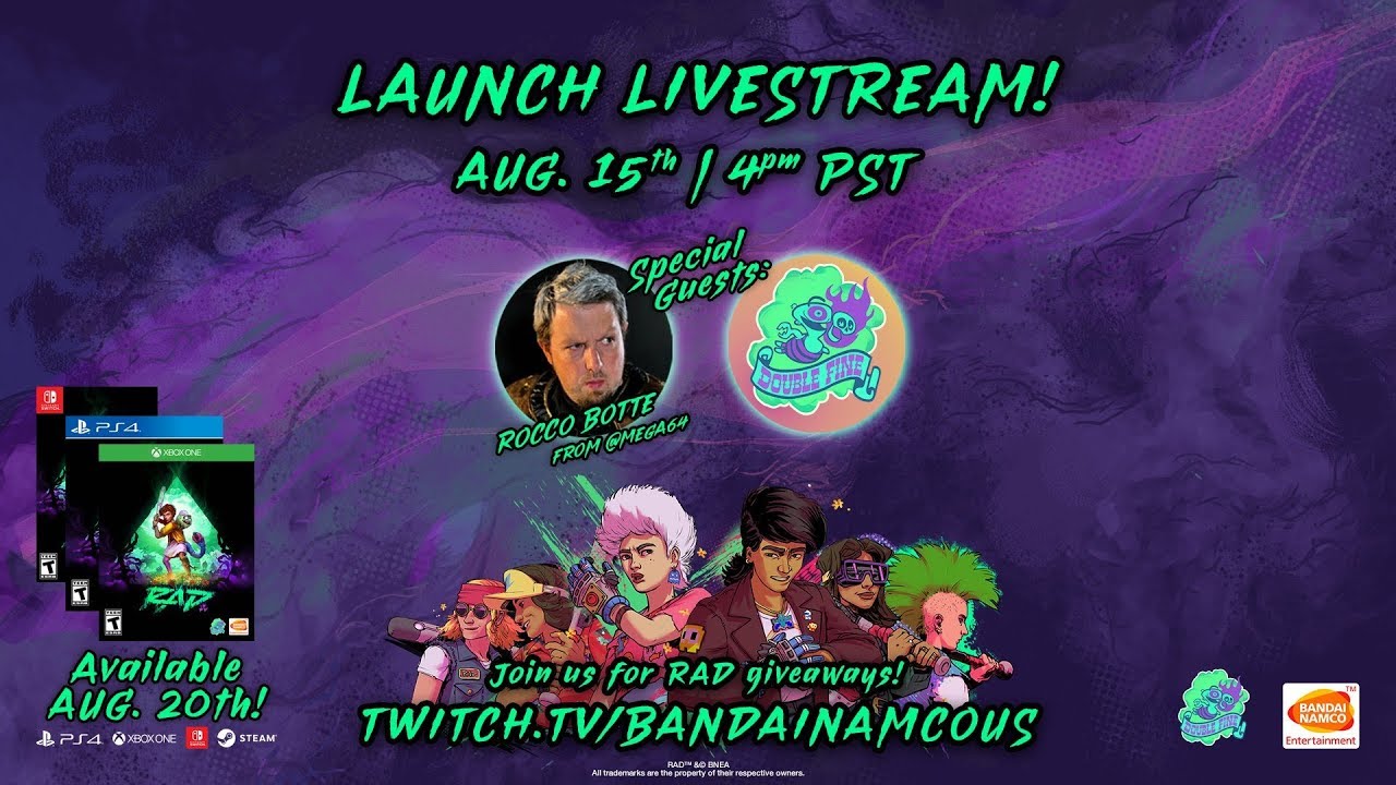 RAD - Launch Livestream | PS4, XB1, PC, Switch