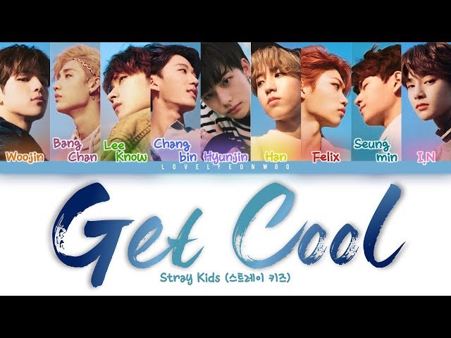 Stray Kids Get Cool Lyrics | Poster