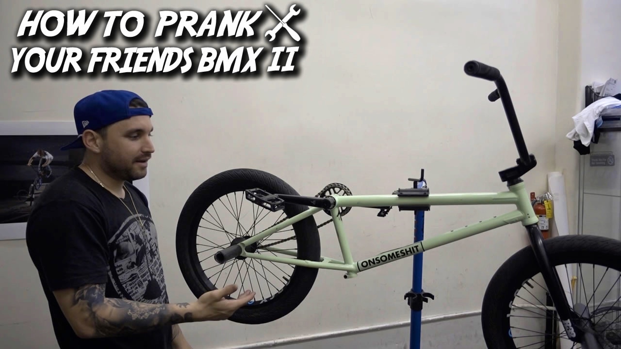 HOW TO PRANK YOUR FRIENDS BMX PT 2! THE UPSIDE DOWN BIKE! YouTube