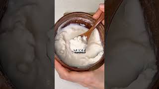 Instant Glass Skin Glow ✨ Rice Flour + Egg Face Mask for Firm, Tight &amp; Radiant Skin #RiceFlourMask