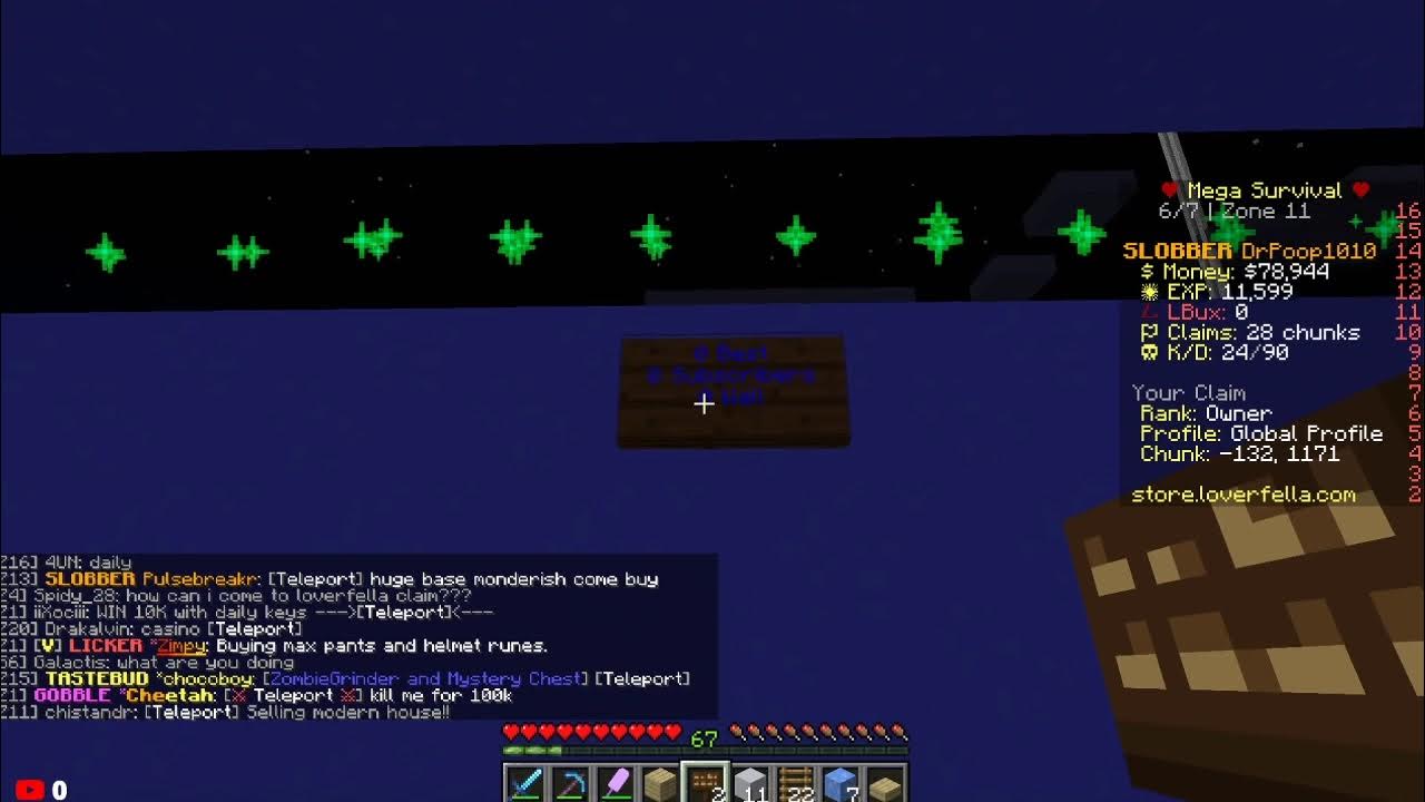 Loverfellas Minecraft Server YouTube