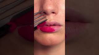 🩷PINK LIPS🩷#elan #pink #lips #balm #lipstick #makeup #tutorial #makeupartist #fork