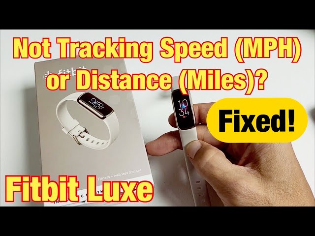 Fitbit Luxe: NOT Tracking MPH or Distance? (Bike/Run/Walk) FIXED!