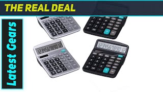 LICHAMP Desk Calculators: The Ultimate 4-Pack for Effortless Math!