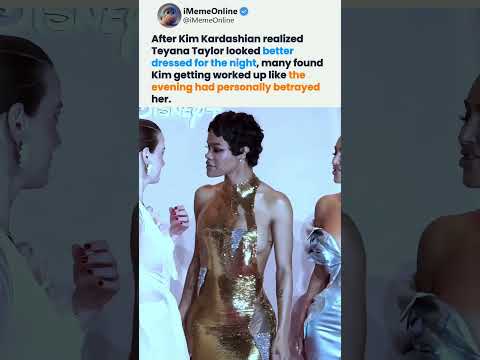 Video Kim Kardashian reacts to Teyana Taylors look and fans say she was not ready