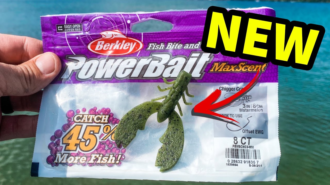 NEW MaxScent Chigger Craw from Berkley (Fishing & First