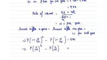 Grade 11 - Applied Mathematics (IGCSE) - The compound interest calculated yearly, on a certain sum