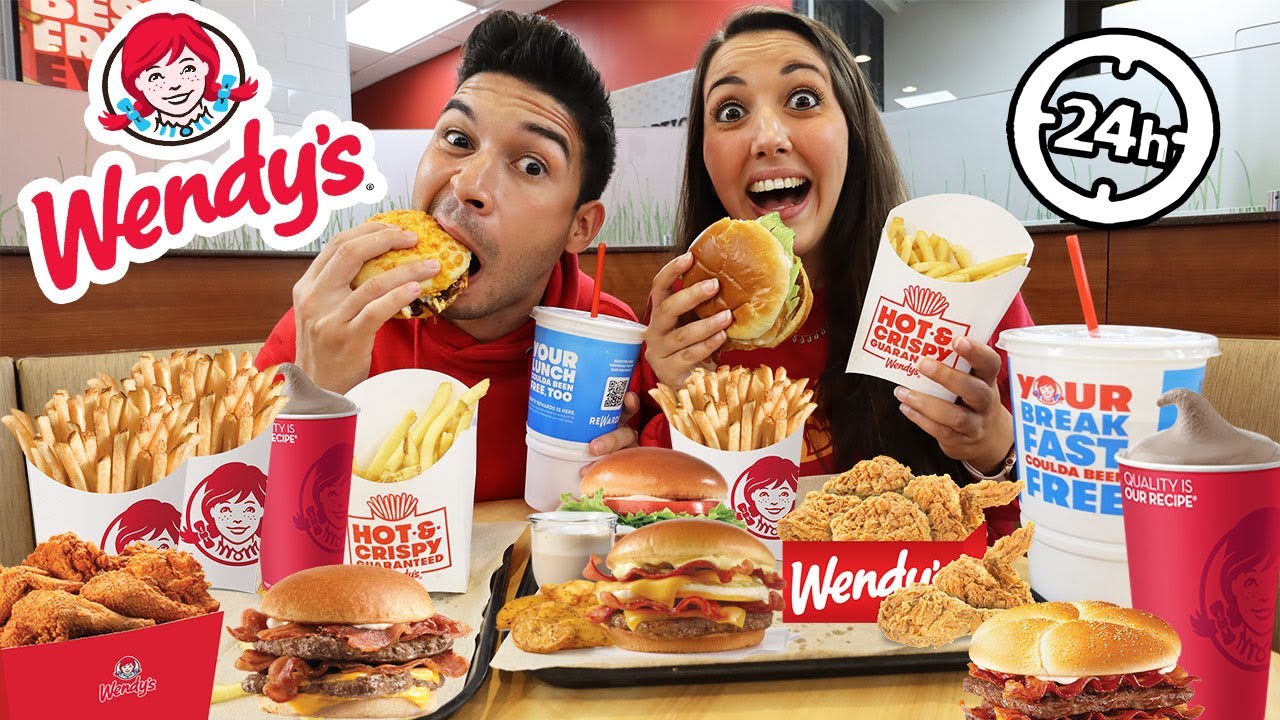 MANGIAMO SOLO CIBO WENDY’S PER 24 ORE! *abbiamo esagerato*