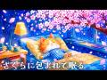 【睡眠用BGM】おやすみ前の夜桜ヒーリング 深い眠りへ誘う静かな音楽