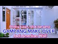 GAMPANGNYA MAKE OVER DINDING KUSAM DAN RETAK JADI AMERICAN WALL