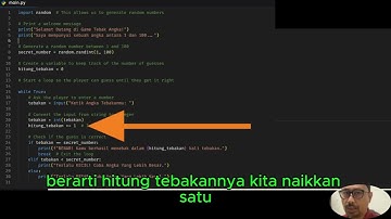 Penjelasan Game Tebak Angka - Python