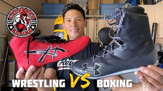 Boxing VS Wrestling Shoes COMPARISON WHICH ONES ARE BETTER FOR BOXING?