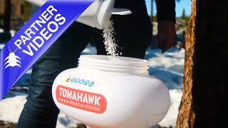 Melt Ice Faster with Tomahawk Backpack Spreaders