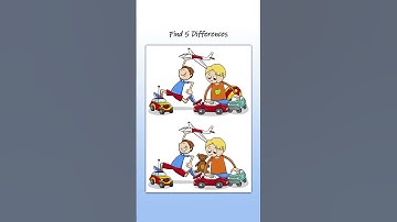 Find 5 Differences!!! #challenge #game #puzzle #shorts #shortvideo