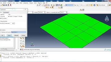 ABAQUS : Wave Propagation in ABQUS in 3D Solid Plate: Part-2/4
