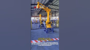 Advantages of palletizing robots: Intelligent changes in production line management#industrialrobots