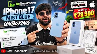 iPhone 17 in 79900 after price hike by apple with 1 year official apple warranty