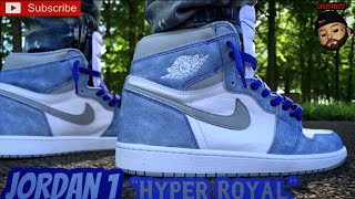 Jordan 1 Hyper Royal Review On Foot