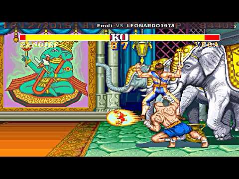 Street Fighter II' - Golden Magic (Hack) - Emdi vs LEONARDO1978