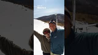 Ended up stealing the most romantic ski MV 😂❤️