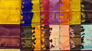 premium quality kubera soft silk saree | self kubera soft silk saree| copper zari saree screenshot 5
